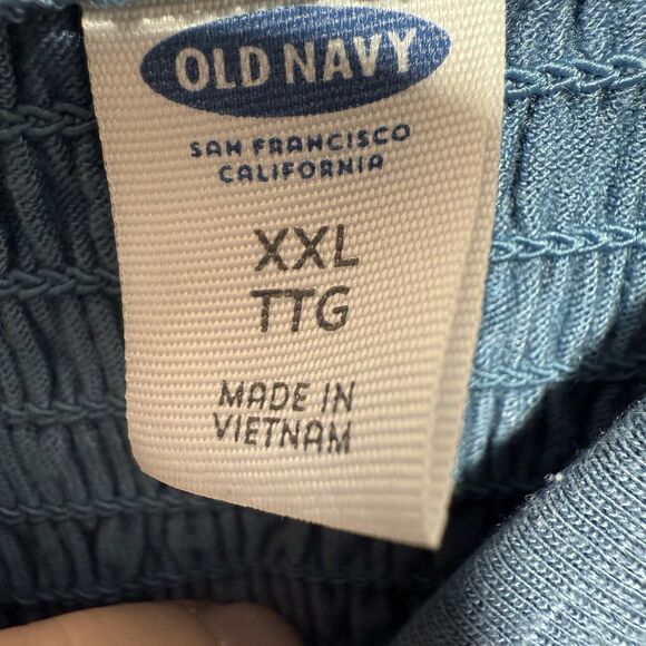 Old Navy Blue Maxi Dress Women’s Size XXL Spaghetti Strap Empire Waist - Picture 6 of 9